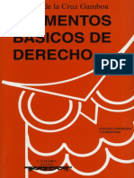 ELEMENTOS BÁSICOS DE DERECHO-Alfredo de La Cruz Gamboa PDF