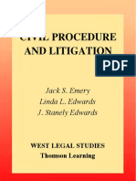 Civil Procedure & Litigation - A Practical Approach (Paralegal) PDF