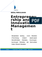 Modul Entrepreneurship and Innovation Management (TM3.B)