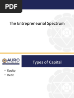 Entrepreneurial Spectrum