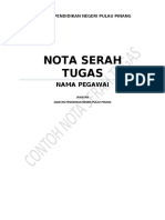 Nota Serah Tugas (Contoh)