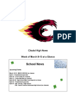 Citadel High News Week of March 9-13 2020 PDF