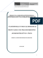 Cuadernillo Elaboracion Tupa PDF