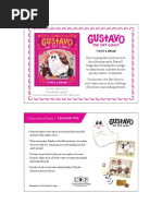 Gustavo, the Shy Ghost Teacher Tip Card