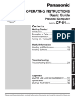 Toughbook 54 Operating Instructions