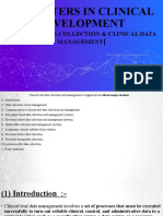 Clinical Data Collection Clinical Data Management