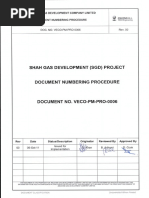 VECO-PM-PRO-0006 Document Numbering Procedure, Rev. 0