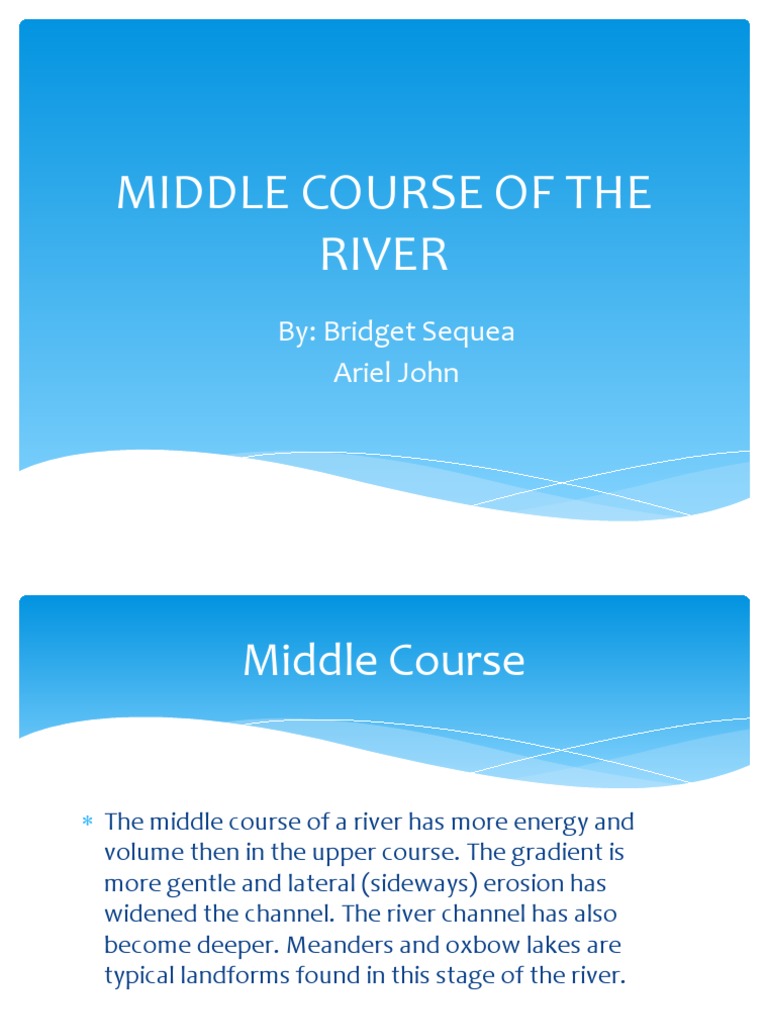 Features of the River's Middle Course | PDF | Social Science