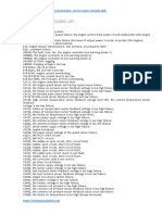 Komatsu Fault Codes List PDF