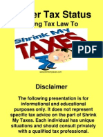 Trader Tax Status with Steve Ribble (ShrinkMyTaxes.com) Presentation Slides