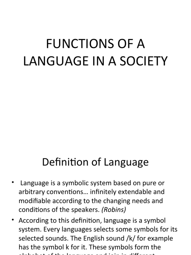 2.functions of English Language | PDF | Communication | Cognition
