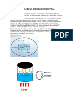 CARACTERISTICAS DE LA ENERGIA DE UN SISTEMA CERRADO