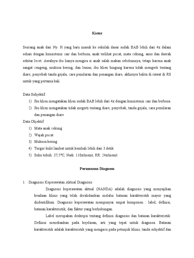 Perumusan Diagnosis Pdf