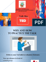 CLICHE TED TALK Why and How To Practice The Talk