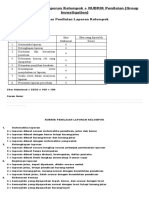 Format Penilaian Laporan Kelompok