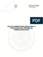 Guia de Farmacovigilancia para La Integracion Del Informe de Farmacovigilancia