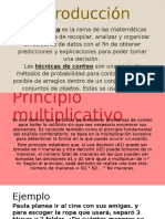 Principios básicos de conteo y probabilidad