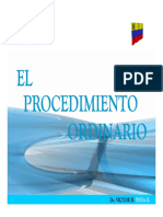 El Procedimiento Ordinario