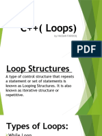 C++ (Loops)