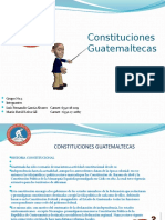 Constituciones Guatemaltecas Presentacion