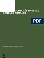 (Anca Giurescu) Les Mots Composés Dans Les Langue (B-Ok - CC) PDF