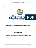 Manual de Procedimientos Cinemex
