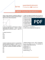 Aulão Ao Vivo - Função Quadrática PDF