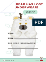 Polar Bear's Underwear Activity Kit