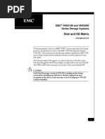 EMC VNX 5100 and 5300 Disk and OE Matrix