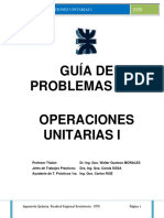Guía de Problemas Operaciones Unitarias 1 2020
