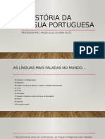 A história da Língua portuguesa