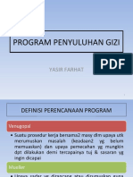 Program Penyuluhan Gizi