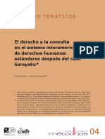 El Derecho A La Consulta Previa en El Si PDF