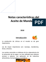 Aceite Esencial de Mandarina