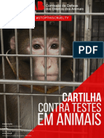 Cartilha Contra Testes Em Animais