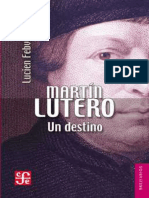 Martin Lutero Un Destino - Febvre PDF