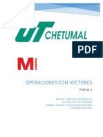 operaciones con vectores