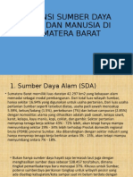 Sumatera Barat Potensi Sda Dan SDM