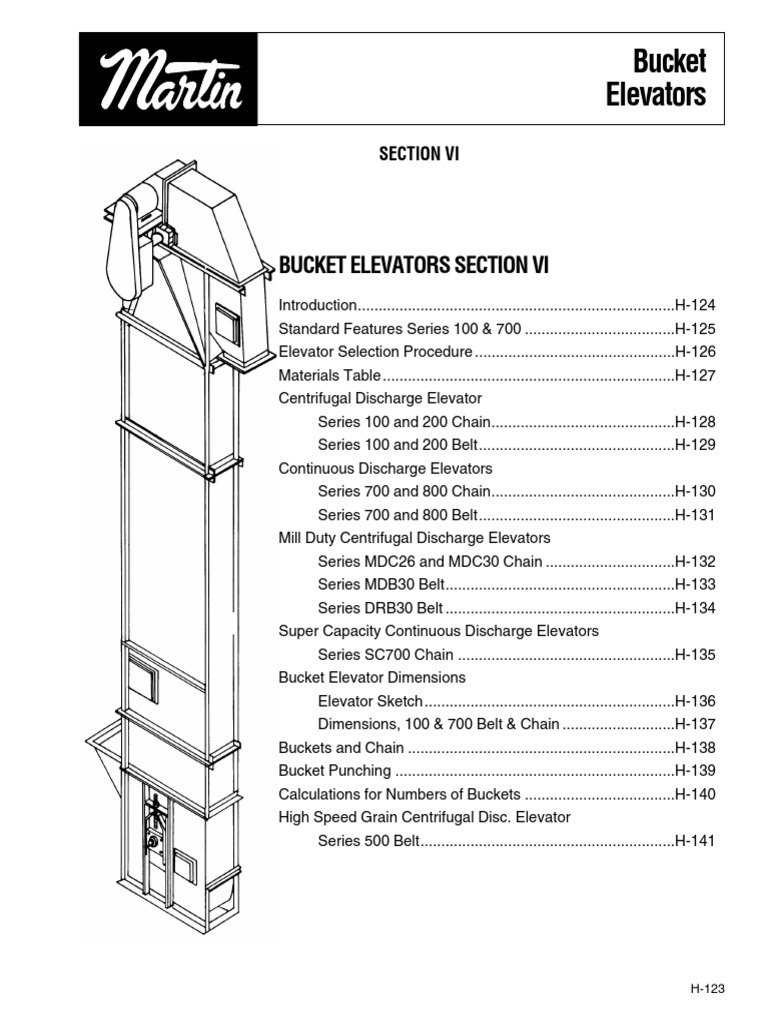 Bucket Elevator Catalog Pdf Pdf Cottonseed Belt Mechanical