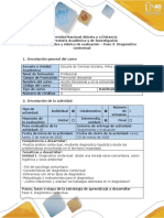 Guía Contingencia y Rubrica de Evaluación - Paso 3 - Diagnostico Contextual