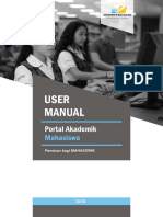 UserManual gtPortalAkademik Mahasiswa PDF