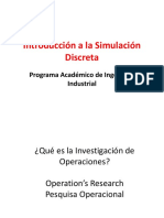 Introducción A La Simulación Discreta (IO2)