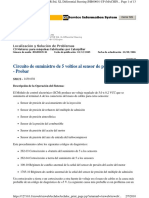 Circuito de Suministro de 5 Volt de Sensor Presion de Motor