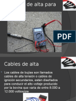 Cables de Alta para Bujías