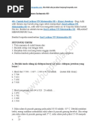 40+ Contoh Soal Latihan UN Matematika SD + Kunci Jawaban