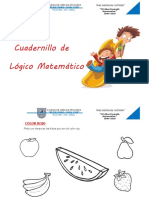 Cuadernillo de Logico Matematico de 3 Años