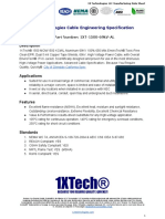 1XTech® AL-1500ENV69KV - 1X Technologies Cable Engineering Specification PDF
