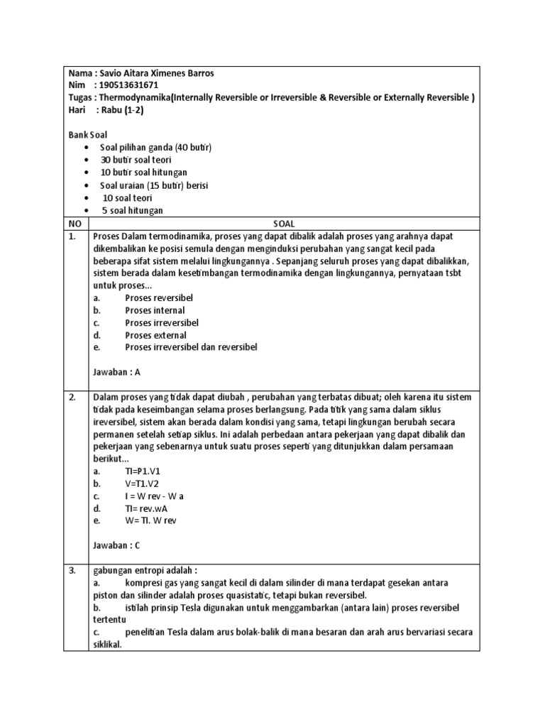Thermo | PDF | Metode & Bahan Ajar | Sains & Matematika
