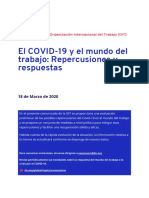 Covid-19 y El Mundo Del Trabajo-Oit