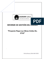 Formato - Informe de Gestión Del Cambio - v01